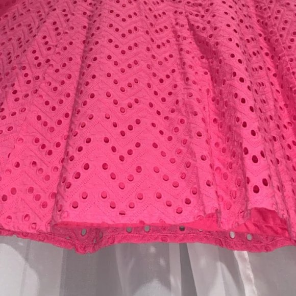 Pink Floral Design Size 14 Dress - Picture 3 of 3